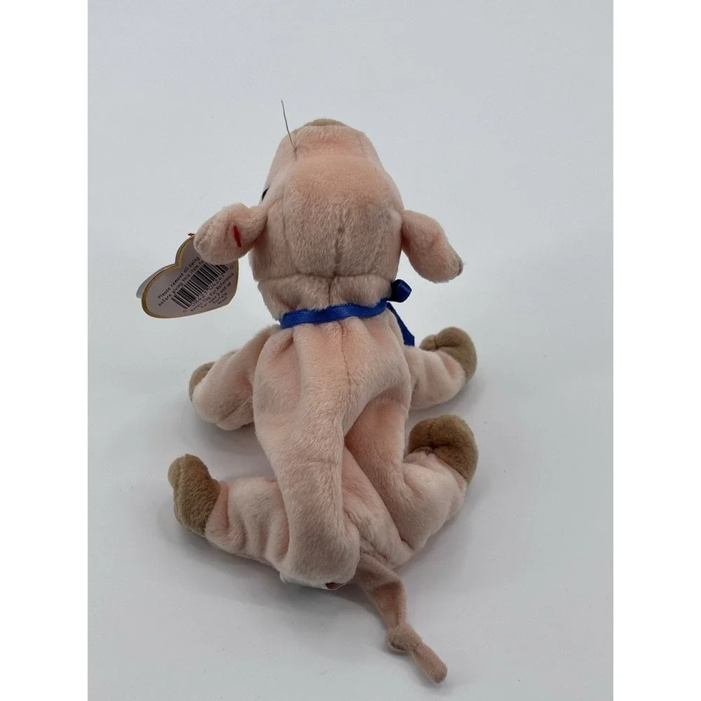 Ty Beanie Baby Knuckles Pig NWT Retired 1990s Pink Farm‎ Plush Toy